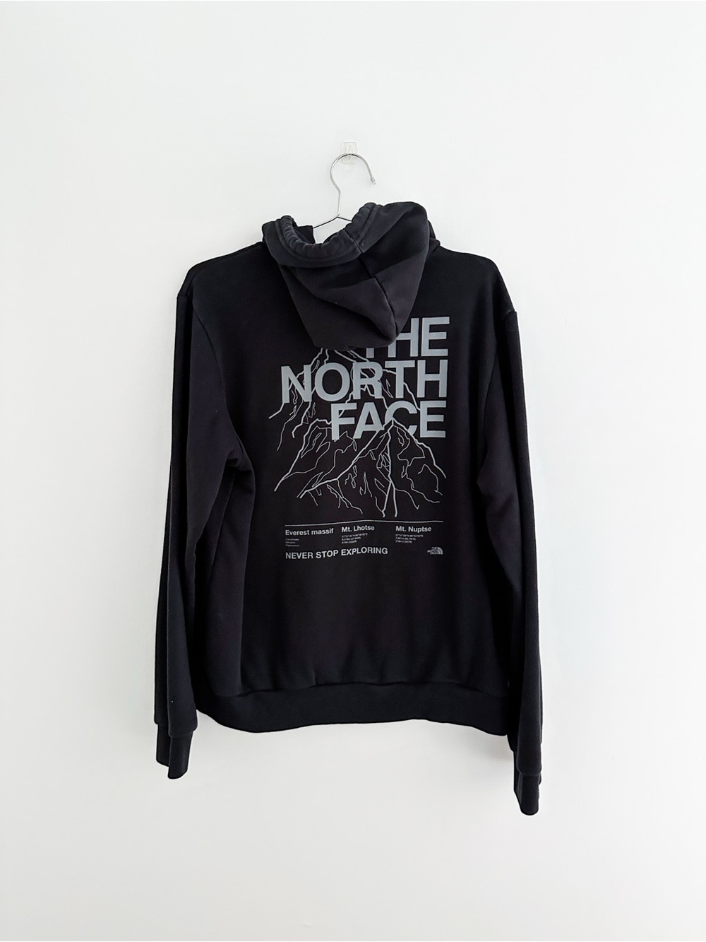 The North Face Evolution Half Dome Hoodie Men's Large Black Graphic Pullover - Picture 5 of 6
